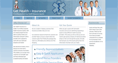 Desktop Screenshot of gethealth-insurance.com